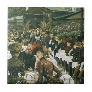 The Artist's Ladies av James Tissot, Vintage Art Kakelplatta