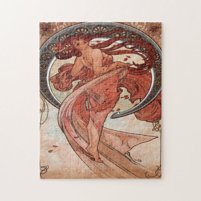The Arts - Dance (1898) Alphonse Mucha Pussel (Vertikal)