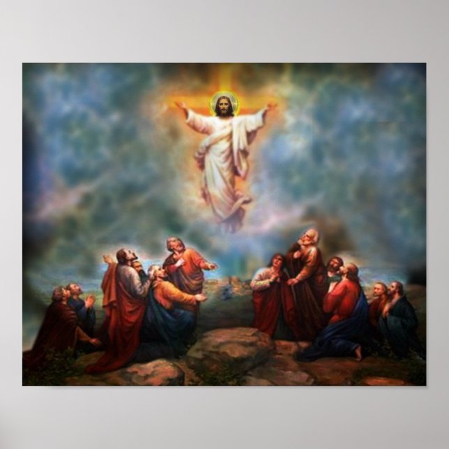 The Ascension of The Lord Devotional Image. Poster (Framsidan)