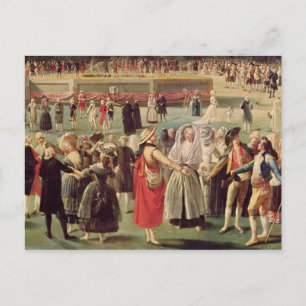 The Ascent of the Montgolfier Balloon Vykort