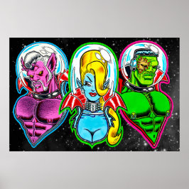 The Astro-Creeps™/Outer Space Poster