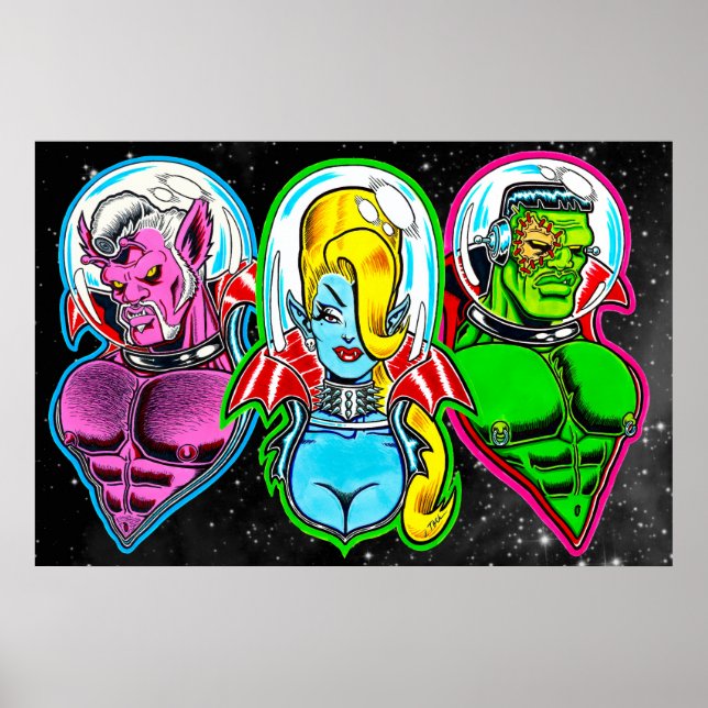 The Astro-Creeps™/Outer Space Poster (Framsidan)
