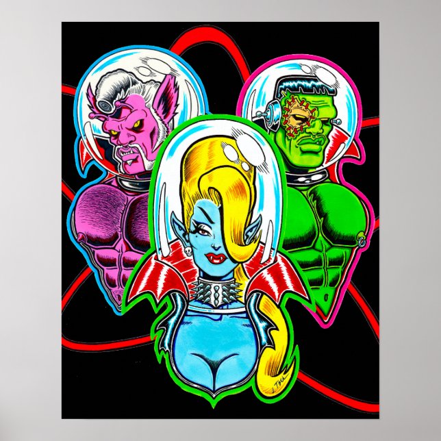 The Astro-Creeps™/Trio Poster (Framsidan)