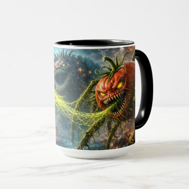 The attack of the Colossus mutant veggie two tone  Mugg (Framsida höger)