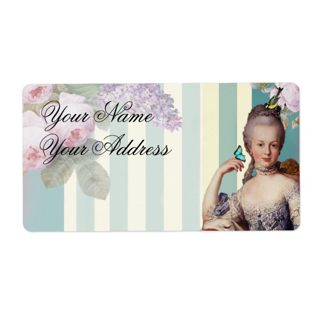 Thé au Petit Trianon adress Fraktsedel (Framsidan)