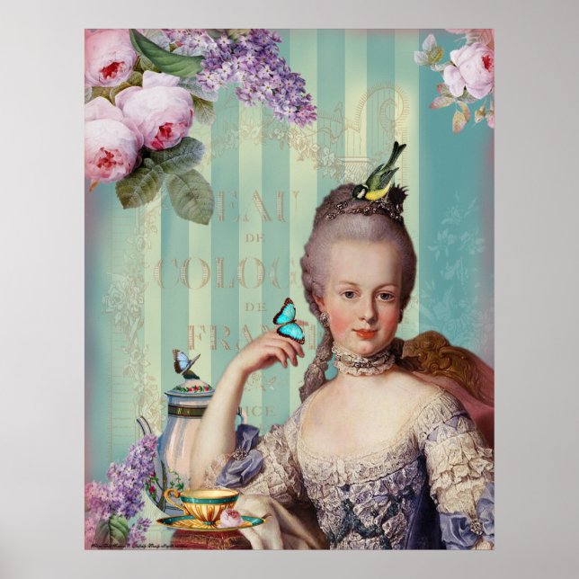 Thé au Petit Trianon Poster (Framsidan)