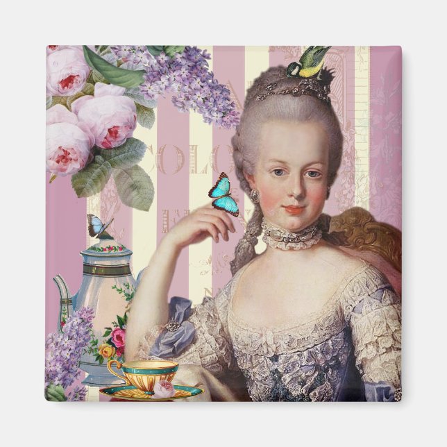 Thé au Petit Trianon - ro Magnet (Framsidan)