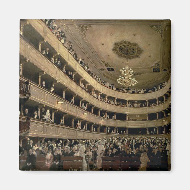 The Auditorium of the Old Castle Theater, 1888 Magnet (Framsidan)