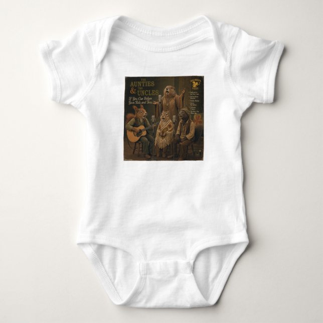 The Aunties & the Uncles: en parodi T Shirt (Framsida)
