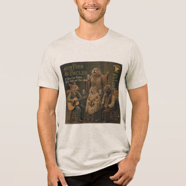 The Aunties & the Uncles: en parodi T Shirt (Framsida)