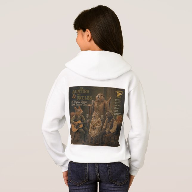 The Aunties & the Uncles: en Parodi T Shirt (Hel baksida)