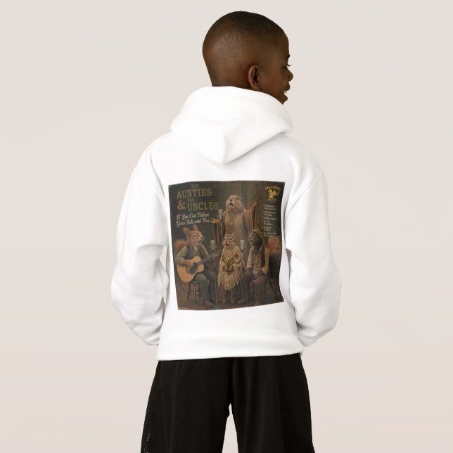 The Aunties & the Uncles: en parodi T Shirt (Hel baksida)