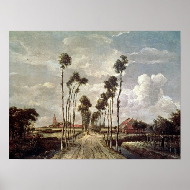 The Avenue i Middelharnis, 1689 Poster (Framsidan)