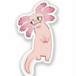 The Axolotl // Specialskuren vinyldekal Klistermärken