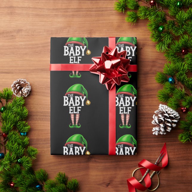 The Baby Elf Group Matchande Familj Jul  Presentpapper (Julgåva)