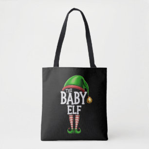 The Baby Elf Grupp Matchande Familj Jul Tygkasse