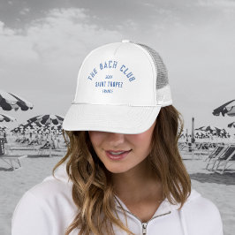The Bach Club Blå Anpassad Bachelorette-slöja Keps