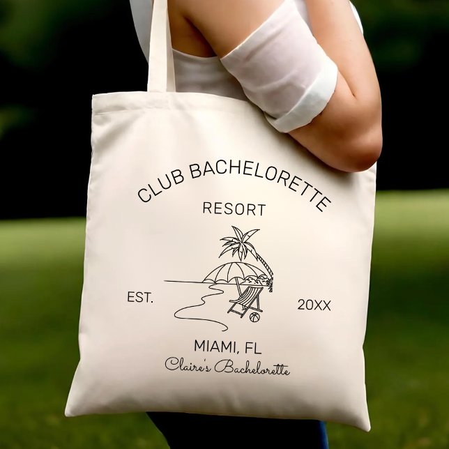 The Bach Club Sjungande Möhippa Favors Brudtärna Tygkasse (Skapare uppladdad)