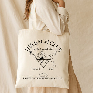 The Bach Club Tote Bag – Cocktail Social Club Bach Tygkasse