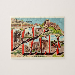 The Badlands 8x10 vykort Pussel