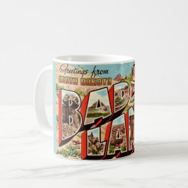 The Badlands vykort Kaffemugg