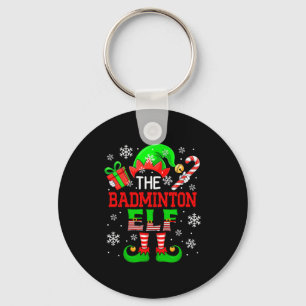 The Badminton jul tomte Matchande spelare fan fa Nyckelring