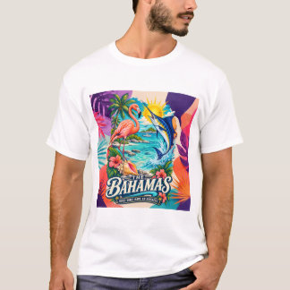 The Bahamas Good Vibes har en adress T-shirt