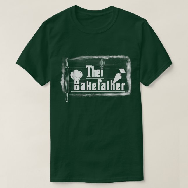 The Bakefather bakverk & bakning Konditor T-shirt (Design framsida)