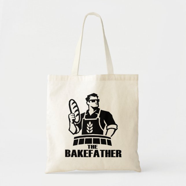 The Bakefather Rolig Baker Handväskor Tygkasse (Framsidan)