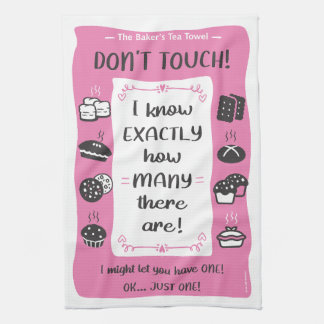 The Baker's Tea Towel Gift (Pink) Kökshandduk