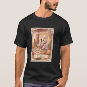 The Baking Cozy Dog Bakery Tarotkort Söt Stugmiljö T Shirt