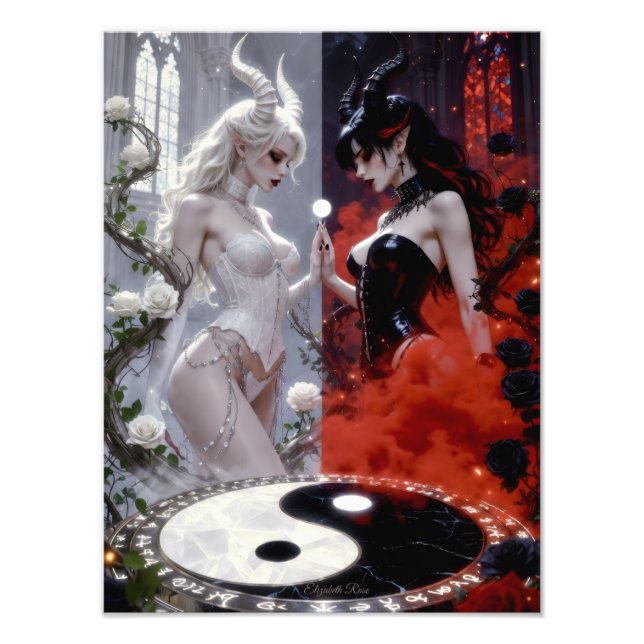 The Balance of Beauty  Fototryck (Framsidan)