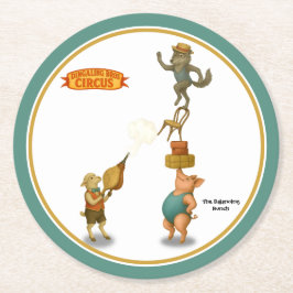 The Balancing Bunch Underlägg Papper Rund