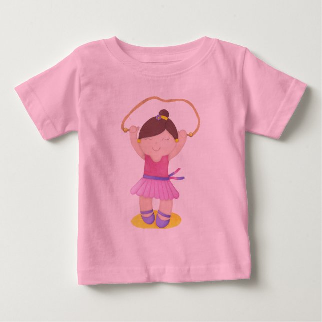 The Ballerina Jumping Rope T Shirt (Framsida)