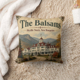 The Balsams Dixville Notch New Hampshire Vintage Kudde
