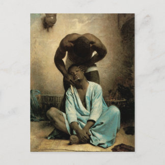 The Barber of Suez" av Leon Bonnat, 1876. Vykort