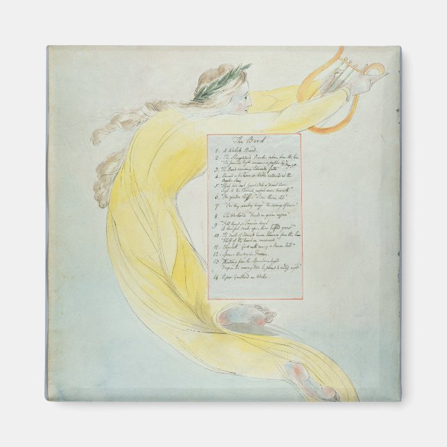 "The Bard", 52 från "Thomas Gr Poems" Magnet (Framsidan)