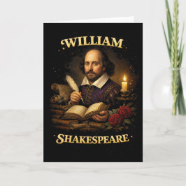 The Bard by Candlelight Helgkort