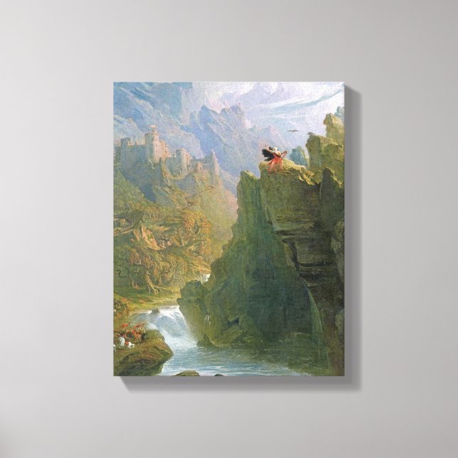 The Bard, c.1817 (olja på canvas) Canvastryck (Framsida)