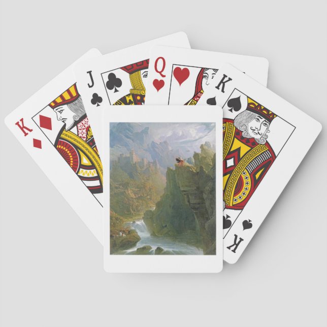 The Bard, c.1817 (olja på canvas) Casinokort (Baksidan)