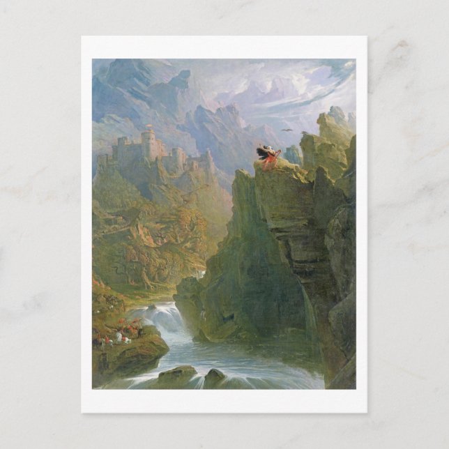 The Bard, c.1817 (olja på canvas) Vykort (Framsida)