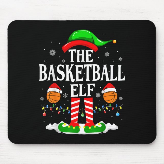 The Basketball Elf Bball Xmas Basketball Christmas Musmatta (Framsidan)