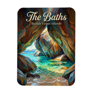 The Baths Brittiska Jungfruöarna Magnet