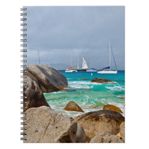 The Baths, Virgin Gorda, Brittiska Jungfruöarna Anteckningsbok Med Spiral