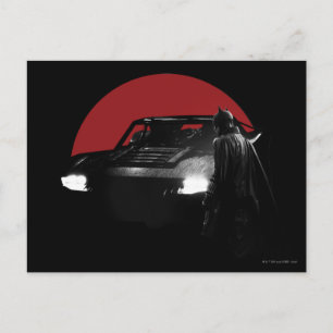 The Batman & Batmobile-grafiken Vykort