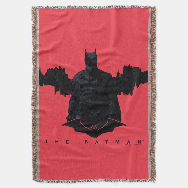 The Batman Gotham Silhouette Filt (Framsidan Vertikal)
