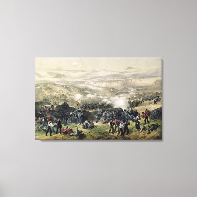 The Battle of Inkerman, 5 november 1854, 1855 Canvastryck (Framsida)