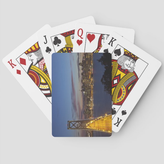 The Bay Bridge från Treasure Island Spel Kort (Baksidan)