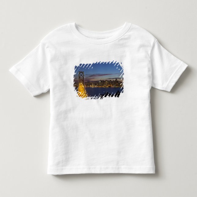 The Bay Bridge från Treasure Island T Shirt (Framsida)
