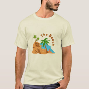 The Beach Classic Cream T-Shirt Sommar Kust G
